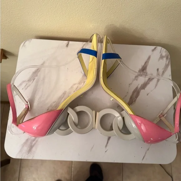 Kat Maconie Color Block Sculpture Pumps, EUC, Size 10